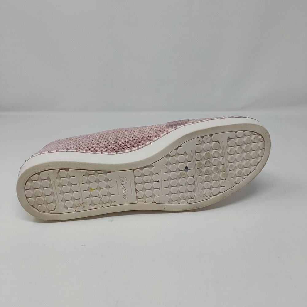 Skechers Sepulveda 2.0 Velvet Sky Blush Knit Loafers Womens 11 Vegan Bow - Picture 15 of 16